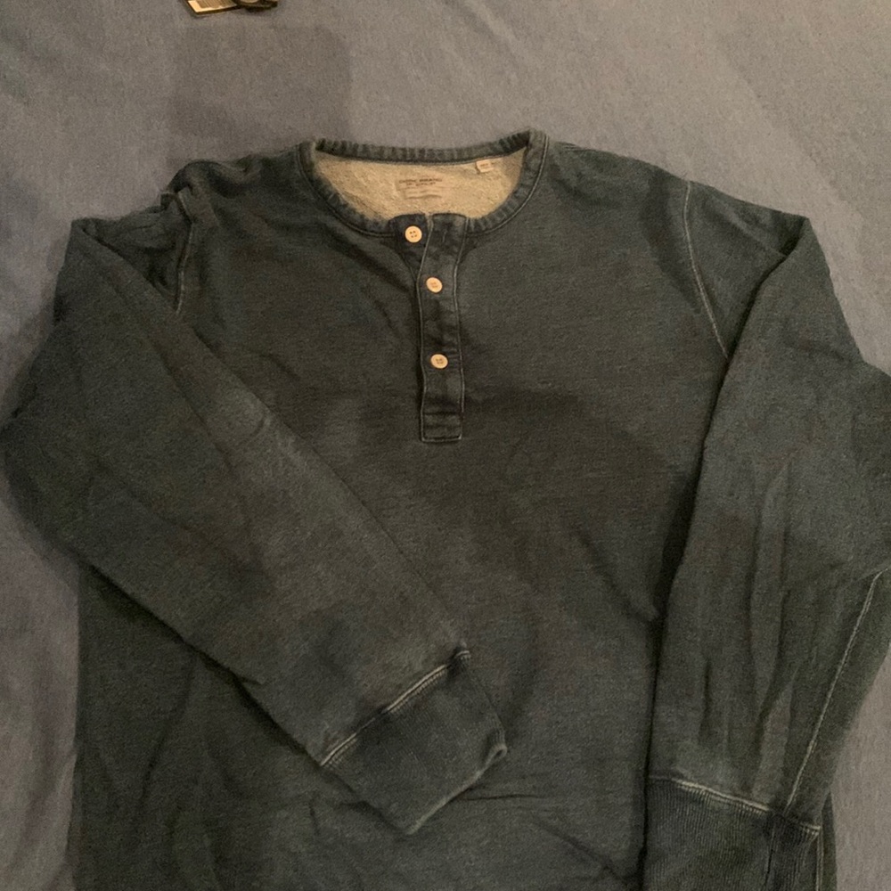 Oobe Brand Indigo Small Henley (long sleeve)